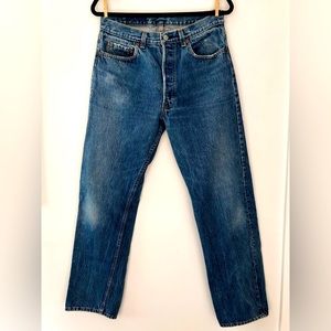 Vintage Levi 501 Medium Wash Denim